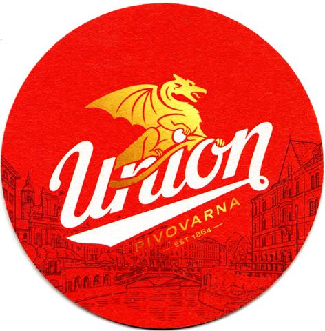 ljubljana os-slo union union rund 2a (215-logo mit drachen-gelbrot)